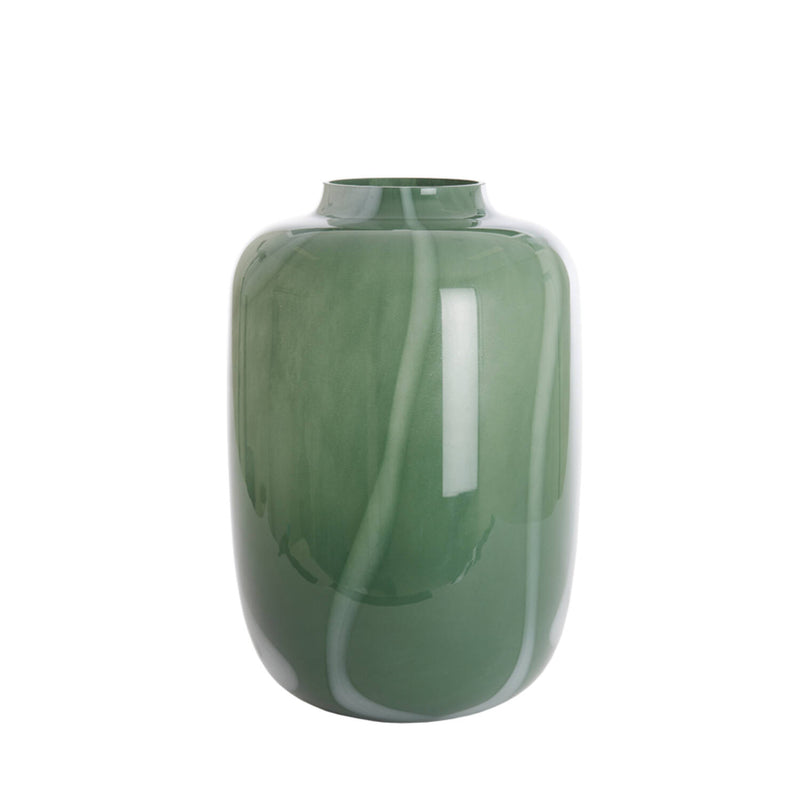 Glass Vase in Green