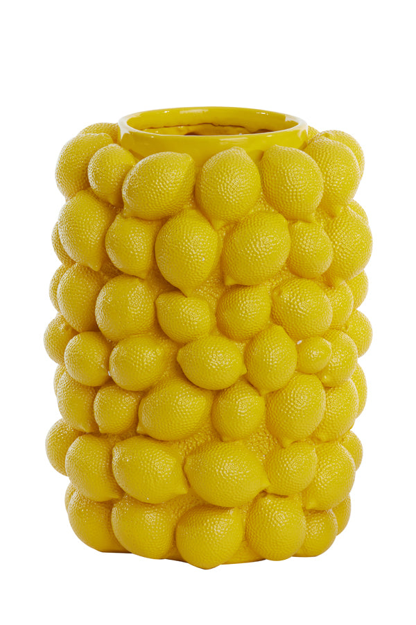Vase deco  LEMON yellow