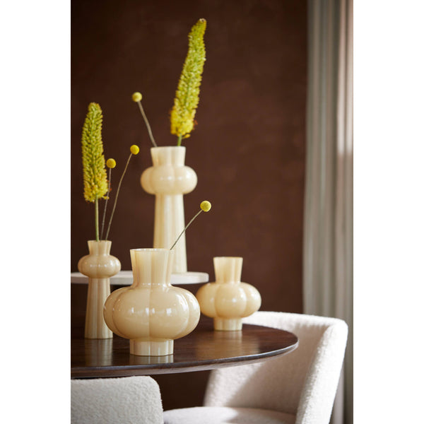 Glass Vase in Peach