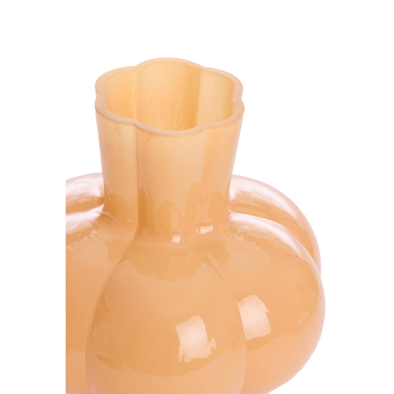 Glass Vase in Peach