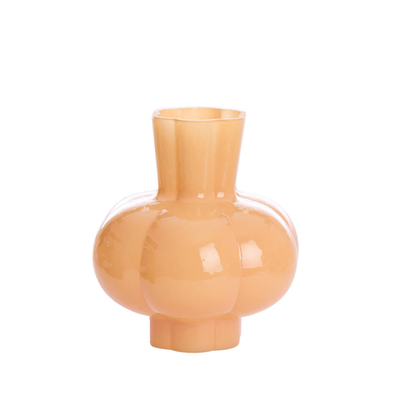 Glass Vase in Peach