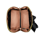 Organizing Makeup Bag, Expandable – Eco Velvet – Green