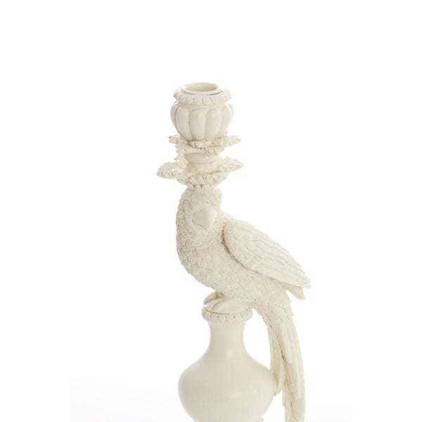 Candle Stick in Cream - Parrot