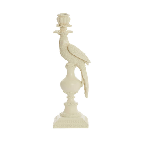 Candle Stick in Cream - Parrot