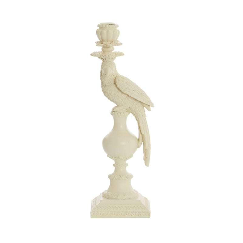 Candle Stick in Cream - Parrot