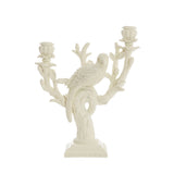 Candlestick a parrot in Cream colour
