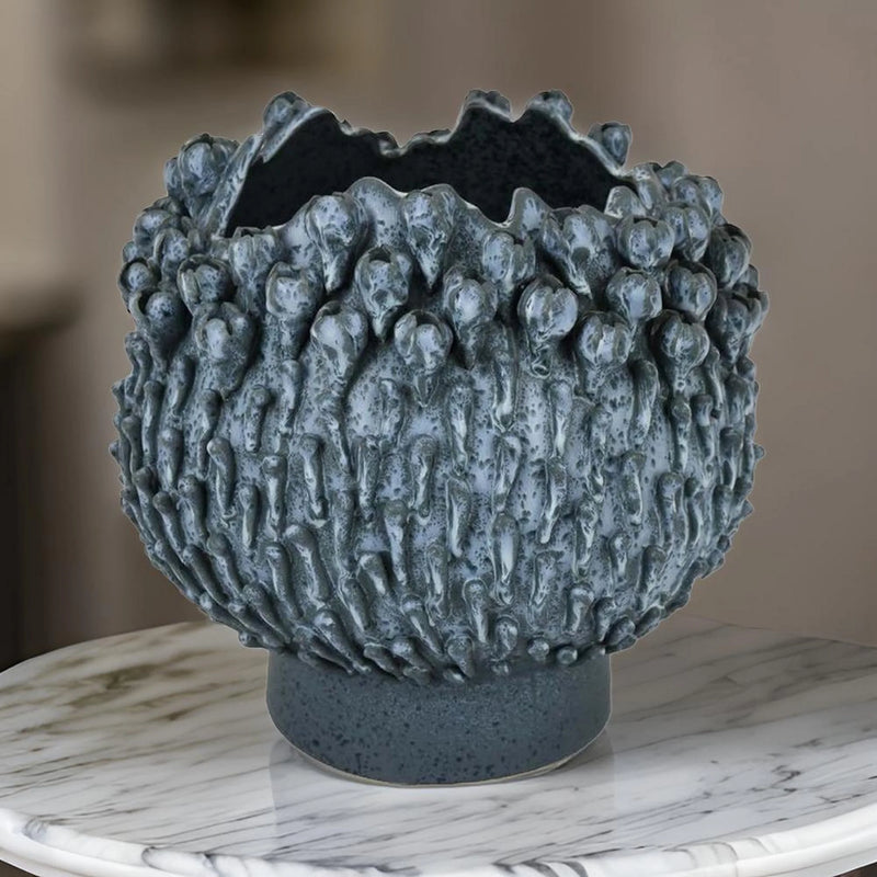 Decoration in Blue Ceramic