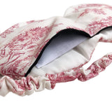 Hot & Cold Eye Mask with Flax/Lavender Seeds - Red