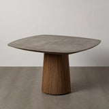 Dining Table in Wood and Concrete