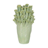 Vase in Green Ceramic - L
