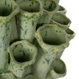 Vase in Green Ceramic - L