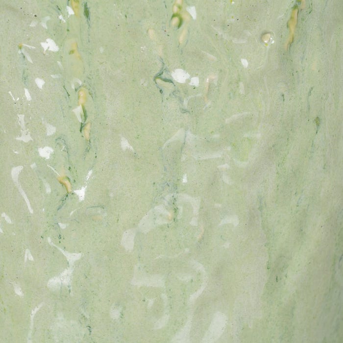Vase in Green Ceramic - L