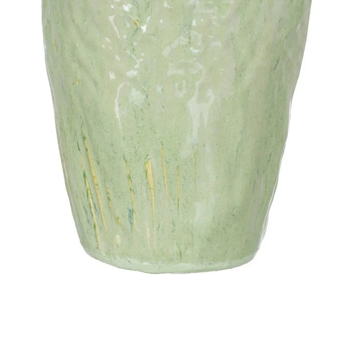 Vase in Green Ceramic - L