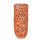 Vase in Orange Ceramic - L