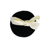 Skincare Case, Round with Handle – Black