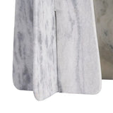 Side Table White Natural Stone Room - Small