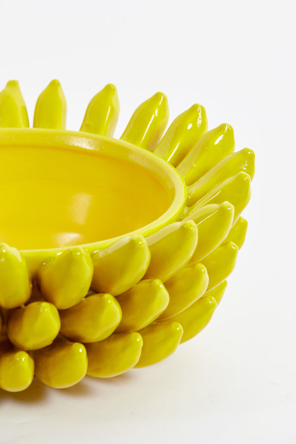 Dish ZITA ceramics yellow