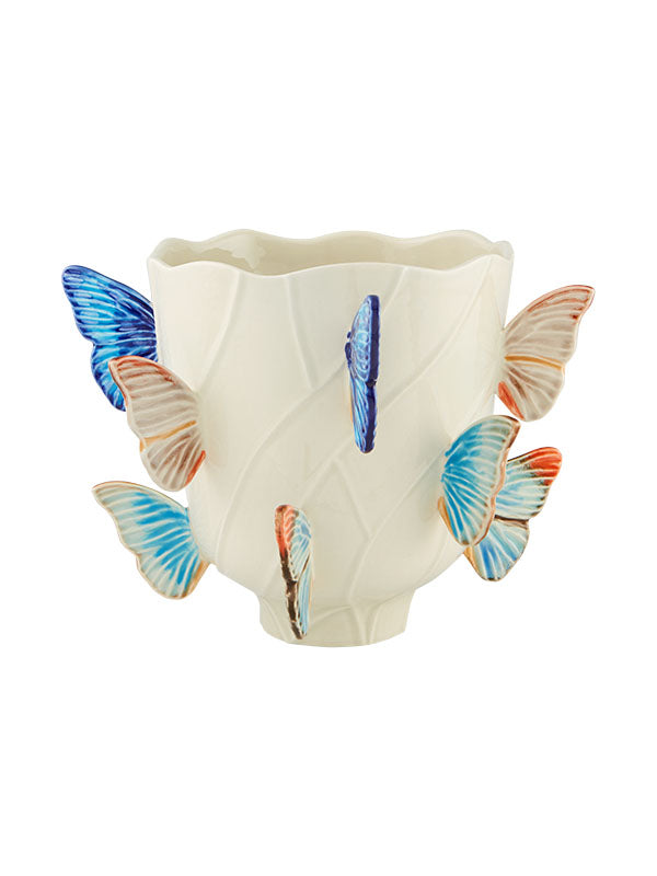 Bordallo Pinheiro Cloudy Butterflies Small Vase