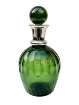 Carafe in Green Glass with Stopper - B