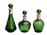 Carafe in Green Glass with Stopper - B