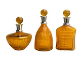 Carafe in Amber Glass with Stopper - C