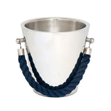 Champagne Cooler with Blue Rope Handle