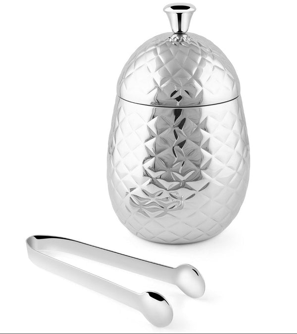 Ice Bucket with Tongs - Pineapple Shape
