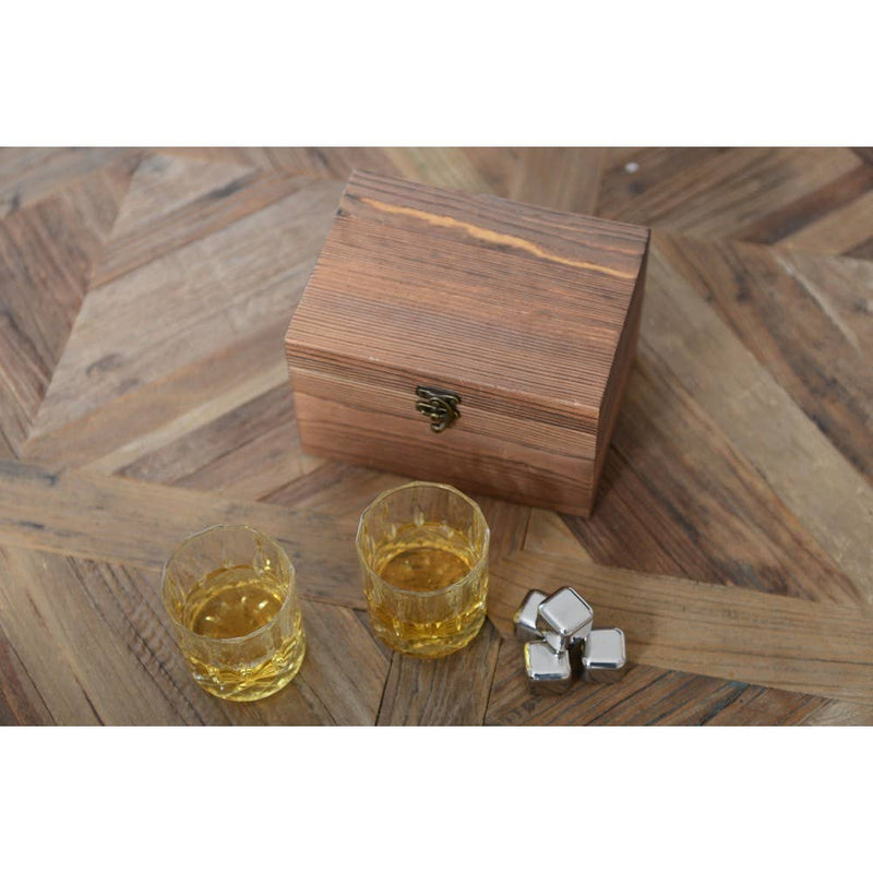Wooden Whiskey Box