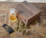 Poker Set in Black Faux Leather Case