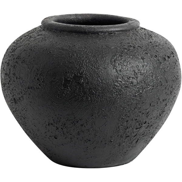 Pot / Vase - Black Terracotta 26cm