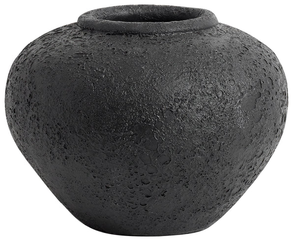 Pot / Vase - Black Terracotta 18cm