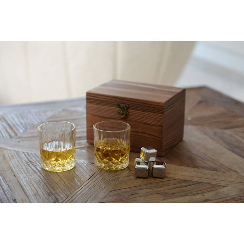 Wooden Whiskey Box
