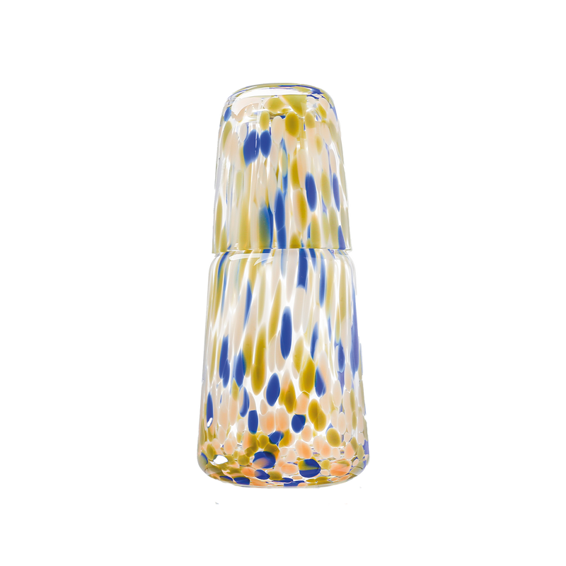 Blue speckled night service