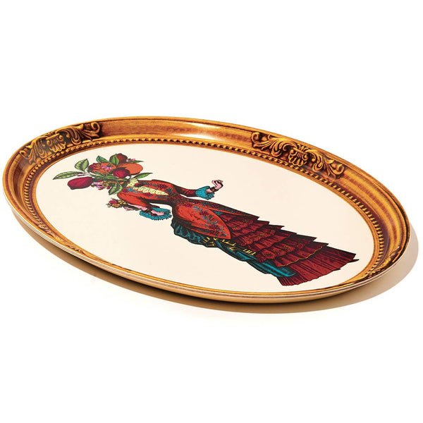 Oval Birch Veneer Tray - Fruti Lady