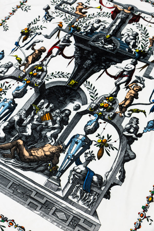 Velvet Plaid/throw with Ancient Grotesque - by Vito Nesta Grand Tour