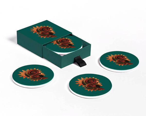 Ceramic Coaster - Muse (set of 4)