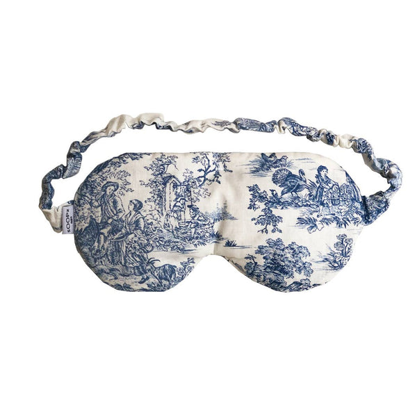 Hot & Cold Eye Mask with Flax/Lavender Seeds - Blue