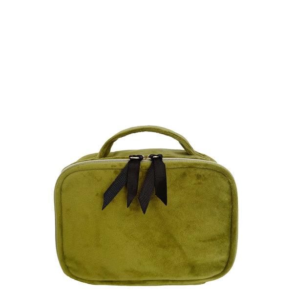 Cosmetics & Trinket Bag – Eco Velvet – Green S