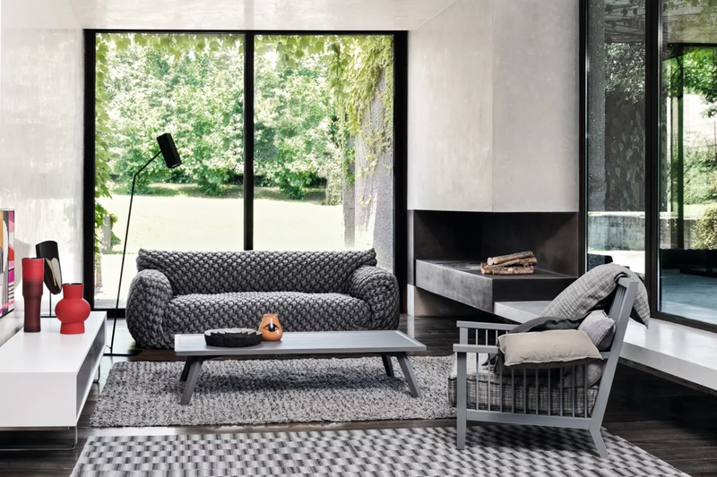 Armchair01 - Indoor Gervasoni Gray Collection
