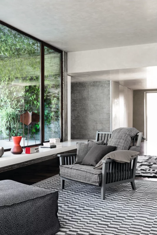 Armchair01 - Indoor Gervasoni Gray Collection