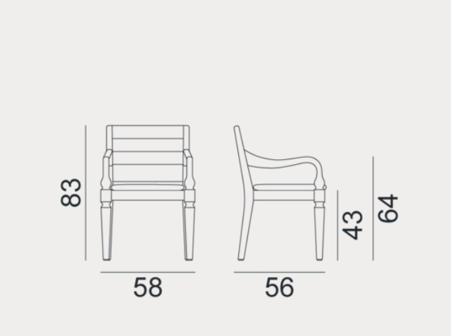Armchair - Outdoor Gervasoni Jeko Collection