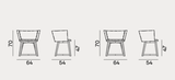 Armchair26/27 - Indoor Gervasoni Gray Collection