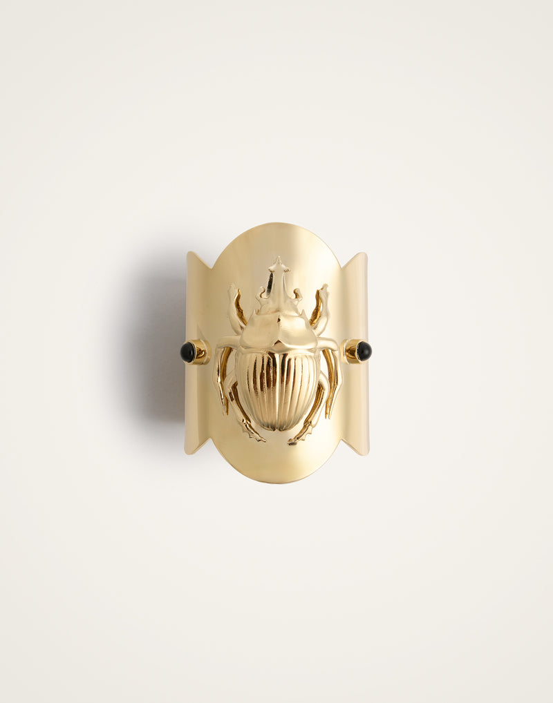 Bracelet with a Scarab by LaDoubleJ