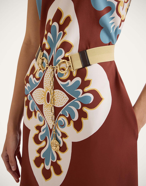 Belt - Medallion in Beige by LaDoubleJ