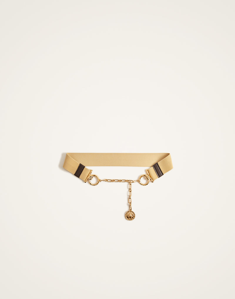 Belt - Medallion in Beige by LaDoubleJ