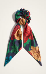Bow Scrunchie Peony by La DoubleJ