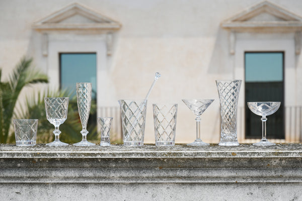 Water Glass in Acrylic - set of 6
