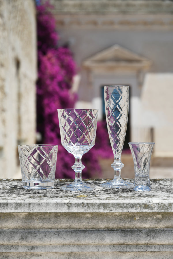 Water Glass in Acrylic - set of 6