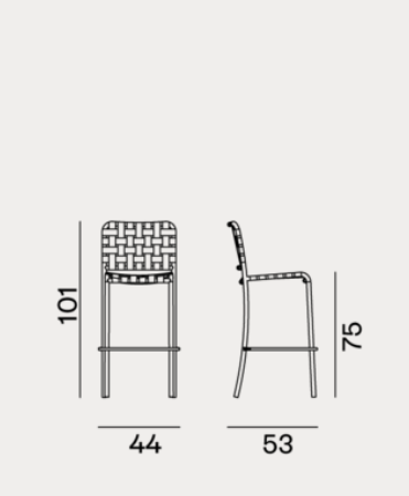 Barstool - Outdoor Gervasoni InOut Collection