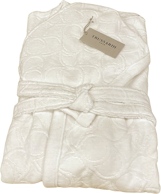 Trussardi Casa: Greyhound Monogram Robe L/XL- Camel